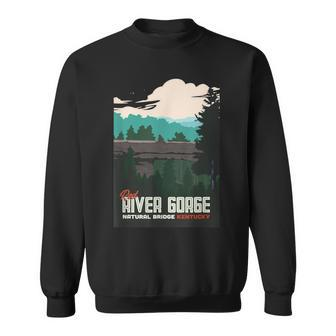 Red River Gorge Kentucky Natural Bridge Sweatshirt - Monsterry