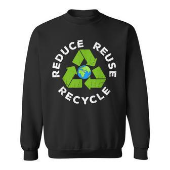 Reduce Reuse Recycle Earth Day 2024 Sweatshirt - Seseable