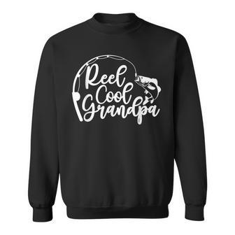 Reel Cool Grandpa Fishing Father's Day Sweatshirt - Monsterry