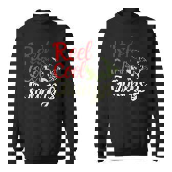 Reel Cool Grumps Vintage Fishing Father's Day Sweatshirt | Mazezy