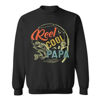 Reel Cool Papa Valentine Fathers Day Christmas Sweatshirt - Monsterry