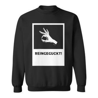 Reingeguckt Hand Finger Circle Sweatshirt - Geschenkecke