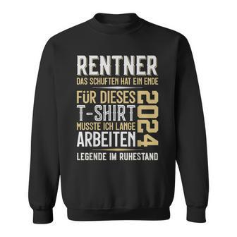 Rentner 2024 Retirement Pension Sweatshirt - Seseable