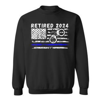 Retired Police Officer 2024 Retirement Sweatshirt - Monsterry DE