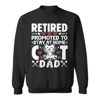 Retirement Plan Cats Owner Lovers Cat Dad Sweatshirt - Monsterry UK