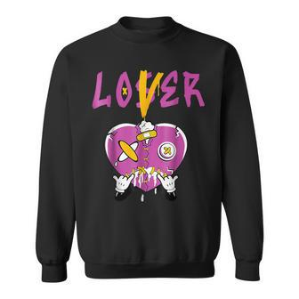 Retro 1 Brotherhood Loser Lover Heart Dripping Shoes Sweatshirt - Monsterry DE