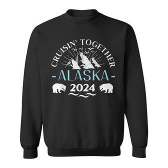 Retro Alaska Cruise 2024 Family Cruise 2024 Family Matching Sweatshirt - Thegiftio UK