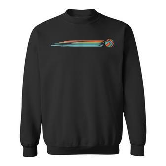 Retro Beacholleyball olleyball Sweatshirt - Seseable