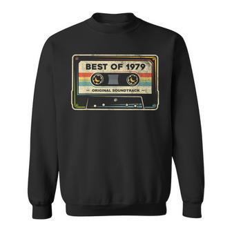 Retro Best Of 1979 Mixtape Vintage 45Th Birthday Cassette Sweatshirt - Monsterry