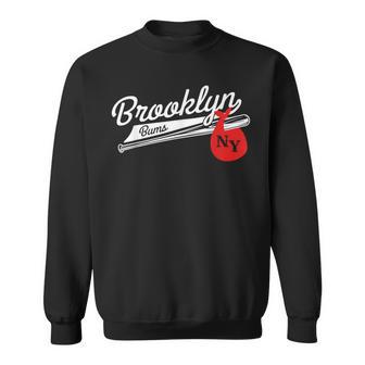 Retro Brooklyn Bums New York Baseball Sweatshirt - Monsterry