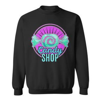 Retro Candy Shop Sweet Tooth Sweatshirt - Monsterry UK