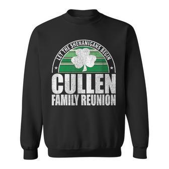 Retro Cullen Family Reunion Irish Sweatshirt - Monsterry DE