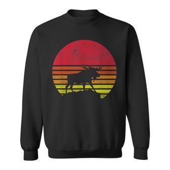 Retro Elk Silhouette Sweatshirt - Geschenkecke