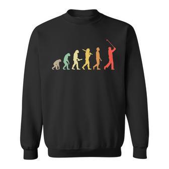 Retro Golf Evolution For Golfers & Golf Players Sweatshirt - Thegiftio UK