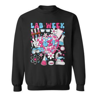 Retro Lab Week 2024 Medical Laboratory Sweatshirt | Mazezy