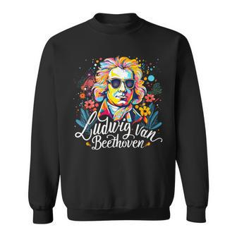 Retro Ludwig Van Beethoven Classical Music Composer Sweatshirt - Monsterry DE