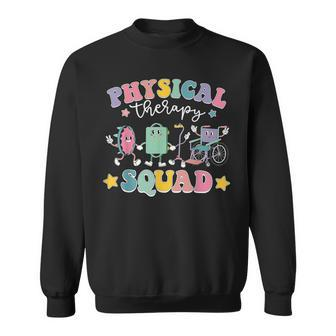 Retro Physical Therapy Pt Squad Pediatric Physical Therapist Sweatshirt - Thegiftio UK