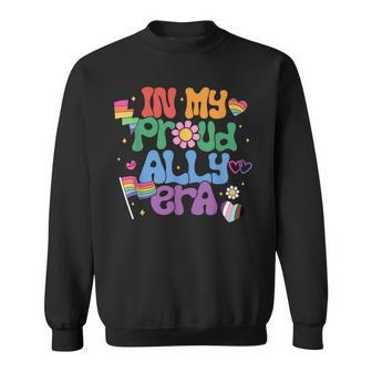 Retro In My Proud Ally Era Pride Ally You Are Safe With Me Sweatshirt - Monsterry