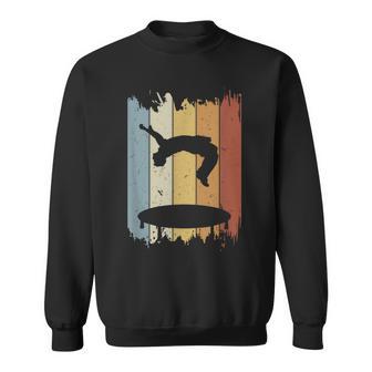 Retro Salto Backflip Trampoline Freerunnerintage Sweatshirt - Geschenkecke