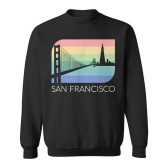 Retro San Francisco California Vintage Bay Area Oakland Sfo Sweatshirt - Monsterry CA