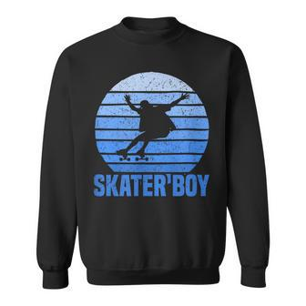Retro Skater Boy Sweatshirt - Seseable