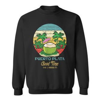 Retro Souvenir Puerto Plata Dominican Republic Sweatshirt - Monsterry AU