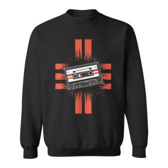 Retro Style Old School Tape Cassette Vintage Mixtape Sweatshirt - Monsterry AU