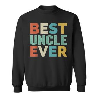 Retro Style Presents For Uncle Vintage Best Uncle Ever Sweatshirt - Thegiftio UK