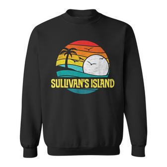 Retro Sullivan's Island Beach Sun & Surf Eighties Graphic Sweatshirt - Monsterry DE