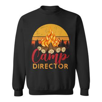 Retro Summer Camp Director Outdoor Vacation Counselor Camper Sweatshirt - Monsterry AU