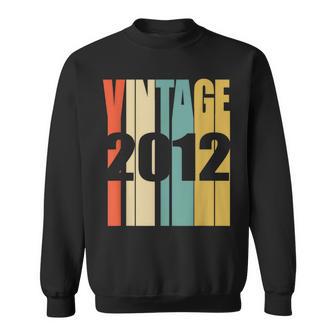 Retro Vintage 2012 12 Yrs Old Bday 12Th Birthday Sweatshirt - Monsterry CA