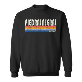 Retro Vintage 70S 80S Style Piedras Negras Mexico Sweatshirt - Monsterry DE