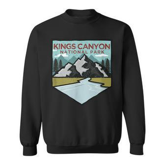 Retro Vintage Kings Canyon National Park Sweatshirt - Monsterry CA