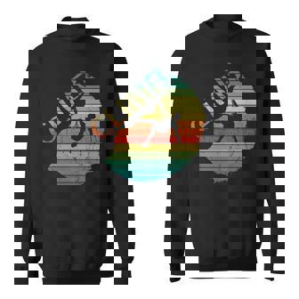 Retro Vintage Rock Climbing Climb Mountain Climber Sweatshirt | Mazezy