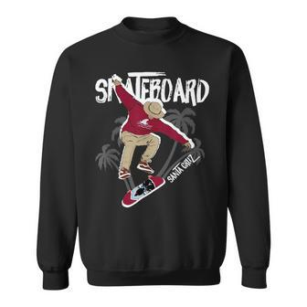 Retro Vintage Santa Cruz Boy Skateboarding Streetwear Sweatshirt - Monsterry AU