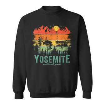Retro Yosemite National Park Us Vintage Yosemite Sweatshirt - Monsterry DE