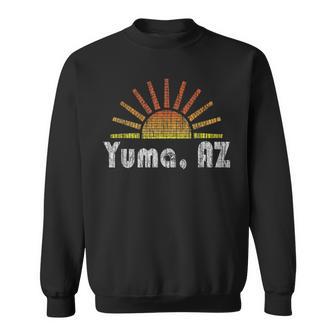 Retro Yuma Arizona Sunrise Sunset Vintage Sweatshirt - Monsterry AU