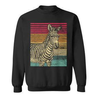Retro Zebra Sweatshirt - Monsterry DE