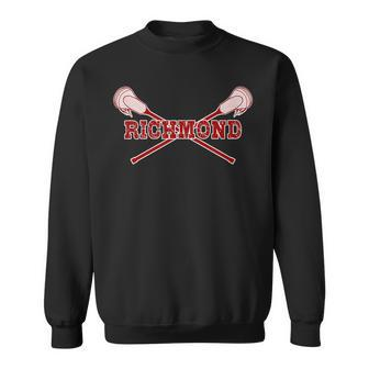 Richmond Lacrosse Lax Sticks Sweatshirt - Monsterry UK