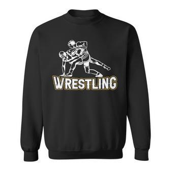 Ring Wrestler Ringer Ring Combat Ringsport Sweatshirt - Seseable