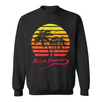 Rio De Janeiro Sunset Sweatshirt - Seseable