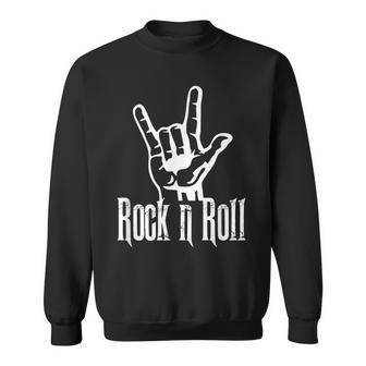Rock N Roll Band Rockstar Rock On Sign Sweatshirt - Monsterry AU