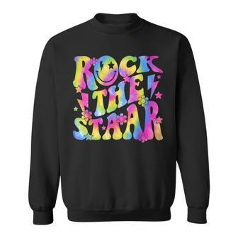 Rock The Staar Rock The Test Test Day Teachers Motivational Sweatshirt - Seseable
