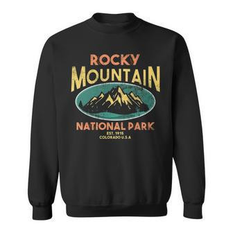 Rocky Mountain National Park Bear Hiking Sweatshirt | Mazezy