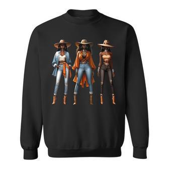 Rodeo Melanin Black History Sweatshirt - Seseable