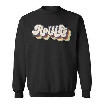 Rollins Family Name Personalized Surname Rollins Sweatshirt - Seseable