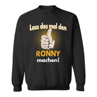 Ronny Personalised Slogan Sweatshirt - Seseable