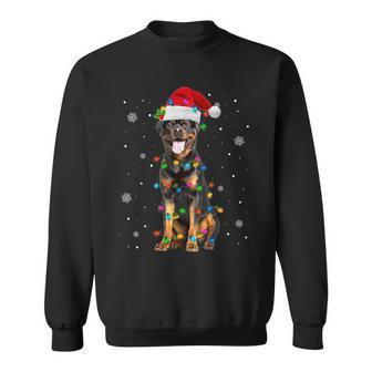 Rottweiler Dog Family Matching Santa Rottweiler Christmas Sweatshirt - Monsterry DE