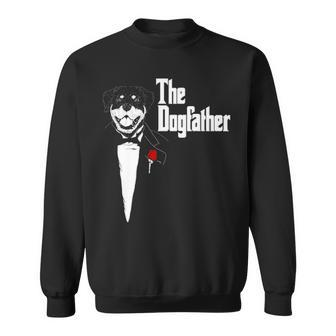 Rottweiler The Dogfather Rottweiler Rottie Dog Dad Sweatshirt | Mazezy UK