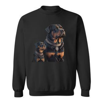 Rottweiler Fathers Day Rottweiler Sweatshirt - Monsterry AU